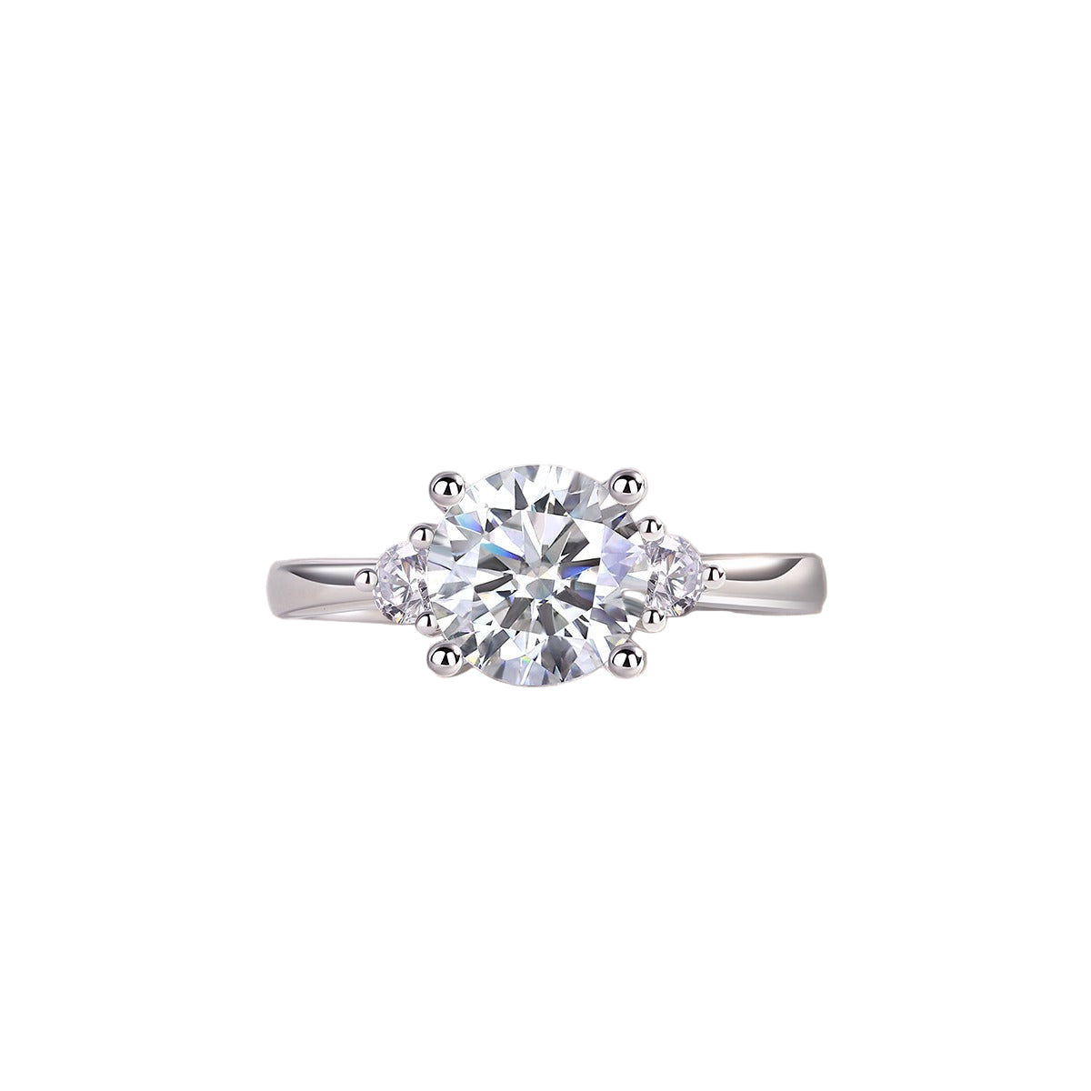 The Camille Ring moissanite engagement ring by Trésor Diamond
