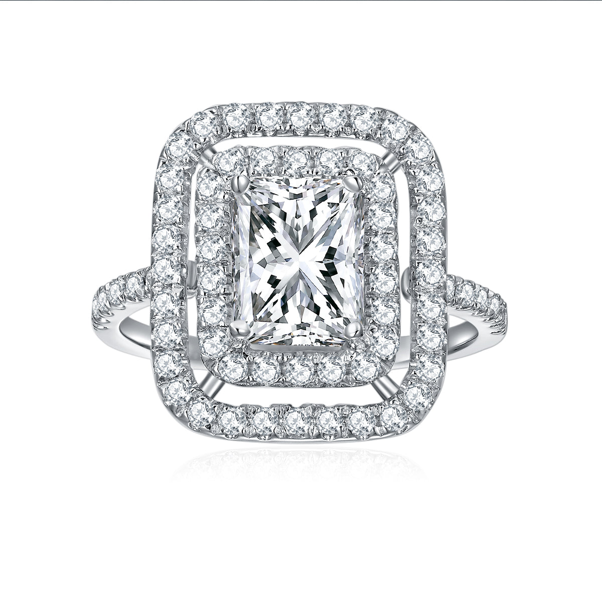 Elegant Tresor Diamond Pure Ring featuring a sleek band and a sparkling center stone, perfect for any occasion.