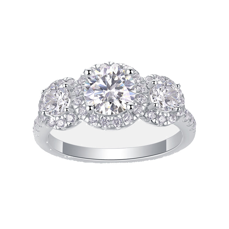 The Emma Ring moissanite engagement ring by Trésor Diamond