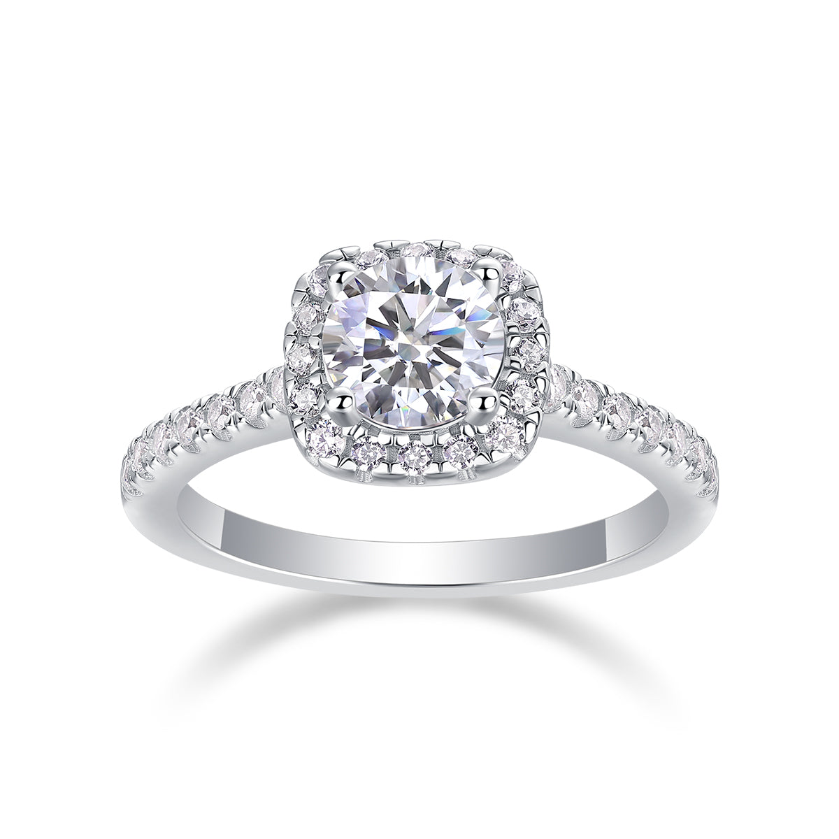Elegant Tresor Diamond True Ring featuring a sparkling diamond centerpiece and a sleek band design.