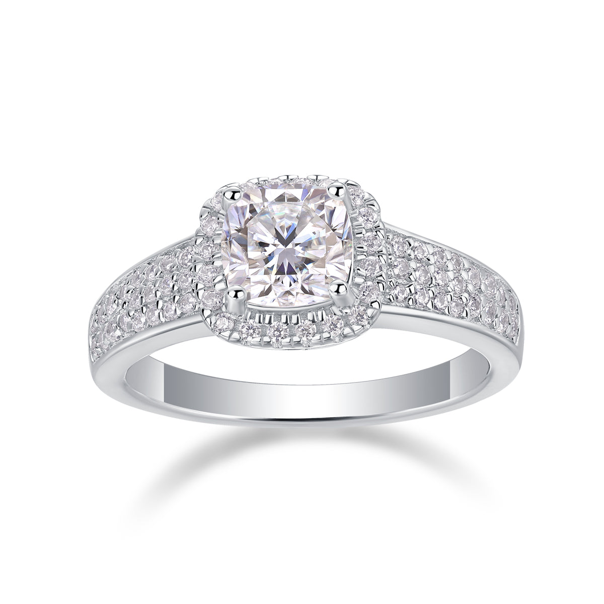 The Solange Ring moissanite engagement ring by Trésor Diamond