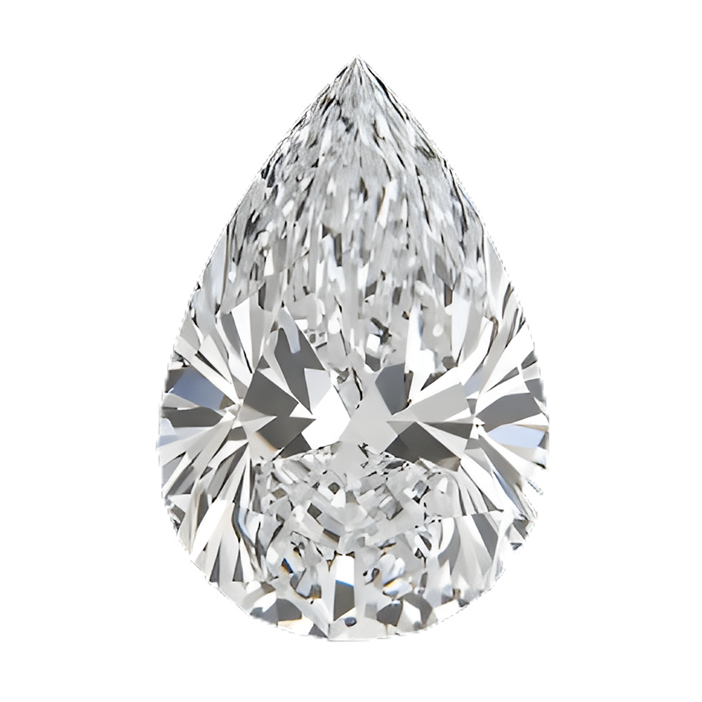 Pear cut moissanite engagement rings collection by Trésor Diamond