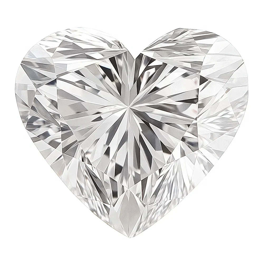Heart cut moissanite engagement rings collection by Trésor Diamond