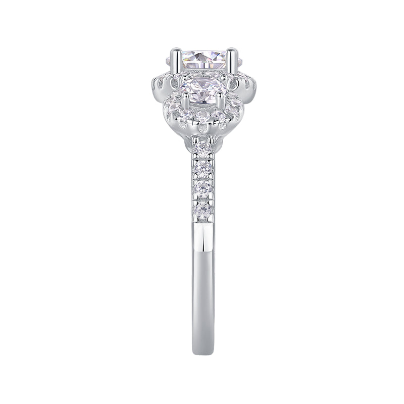 The Emma Ring moissanite engagement ring by Trésor Diamond