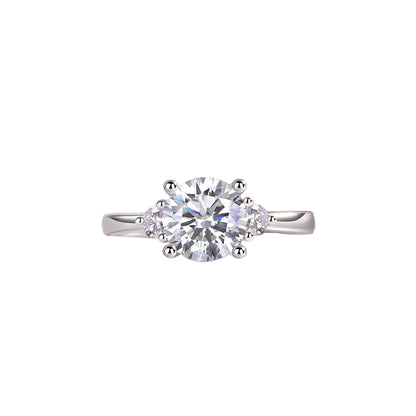 The Camille Ring moissanite engagement ring by Trésor Diamond