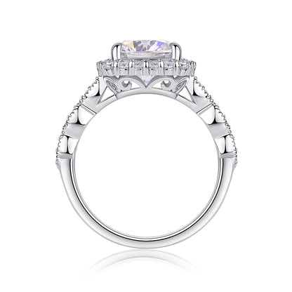 The Amara Ring moissanite engagement ring by Trésor Diamond
