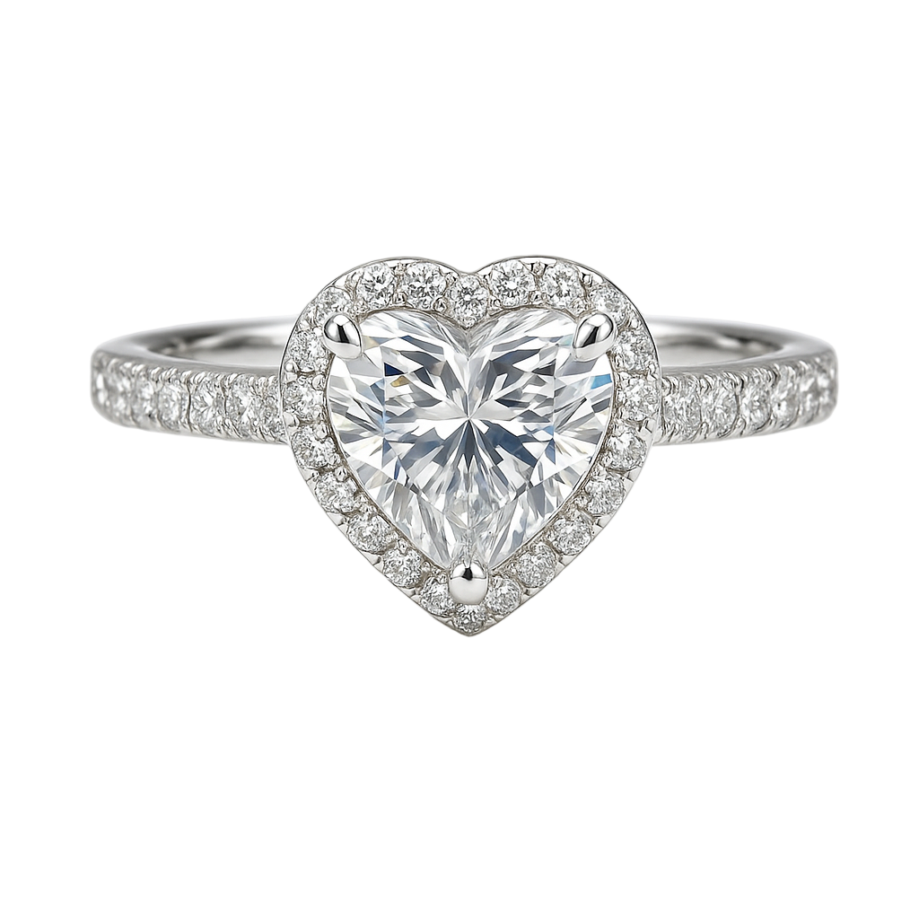 The Anora Ring moissanite engagement ring by Trésor Diamond