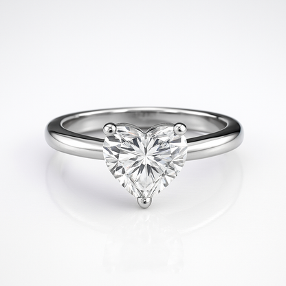 The Elysia Ring moissanite engagement ring by Trésor Diamond