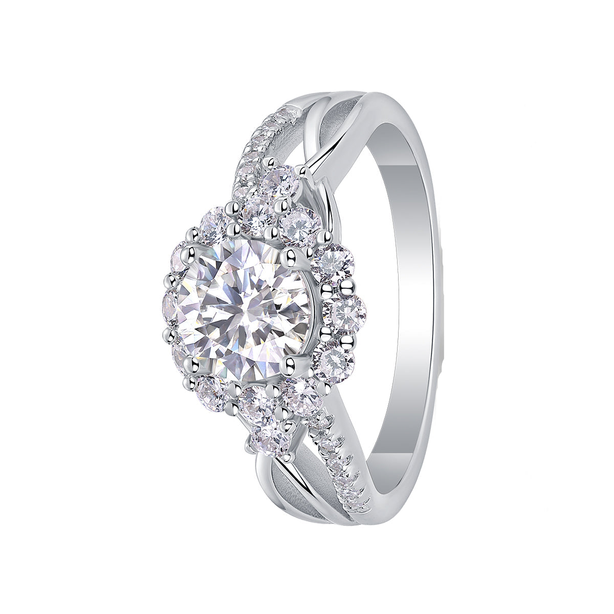 The Kate Ring moissanite engagement ring by Trésor Diamond