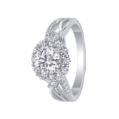The Kate Ring moissanite engagement ring by Trésor Diamond