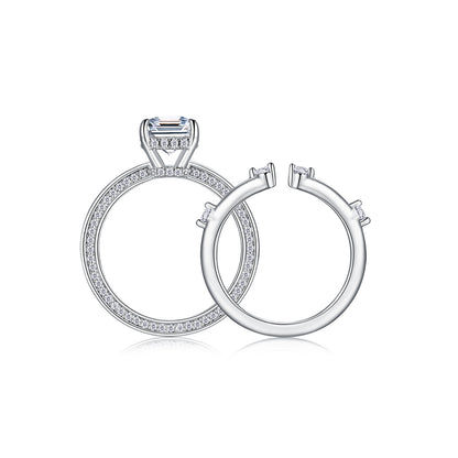 The Esmé Ring moissanite engagement ring by Trésor Diamond