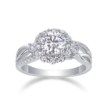 The Kate Ring moissanite engagement ring by Trésor Diamond