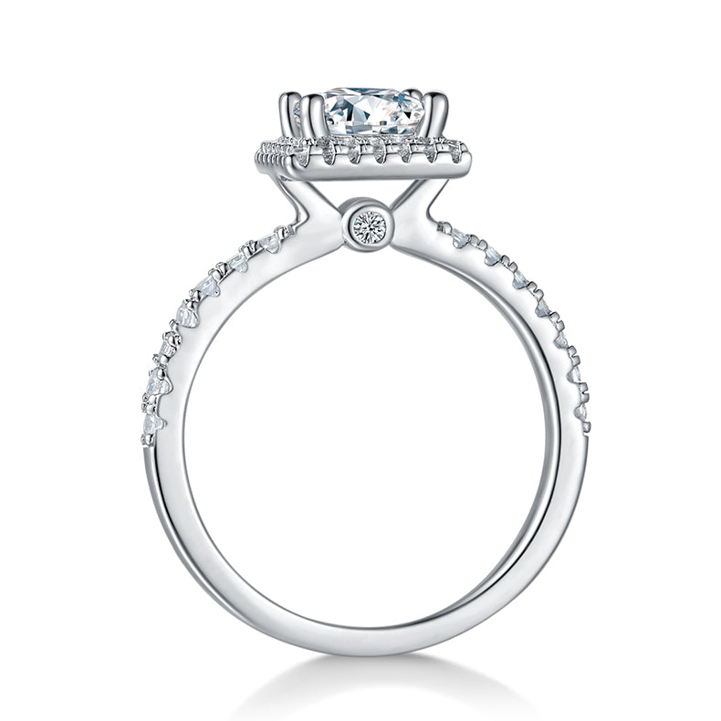 The Annelise Ring moissanite engagement ring by Trésor Diamond