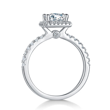 The Annelise Ring moissanite engagement ring by Trésor Diamond