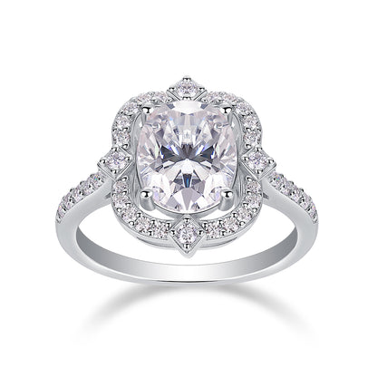 The Serenya Ring moissanite engagement ring by Trésor Diamond