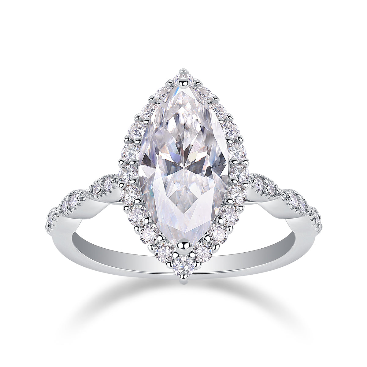 The Dream Ring moissanite engagement ring by Trésor Diamond