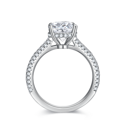 The Lily Ring moissanite engagement ring by Trésor Diamond