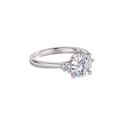 The Camille Ring moissanite engagement ring by Trésor Diamond