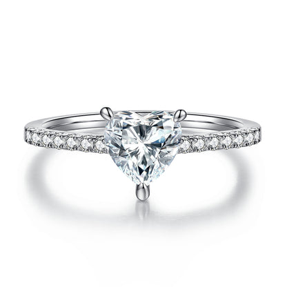 The Amoria Ring moissanite engagement ring by Trésor Diamond