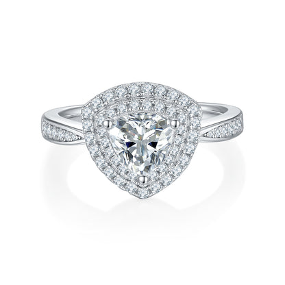 The Seraphine Ring moissanite engagement ring by Trésor Diamond