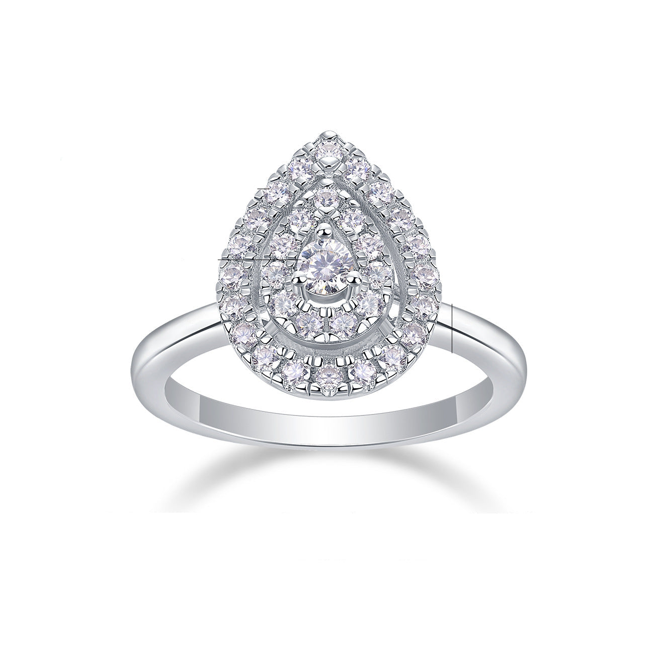 The Vianne Ring moissanite engagement ring by Trésor Diamond
