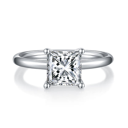 The Serenia Ring moissanite engagement ring by Trésor Diamond