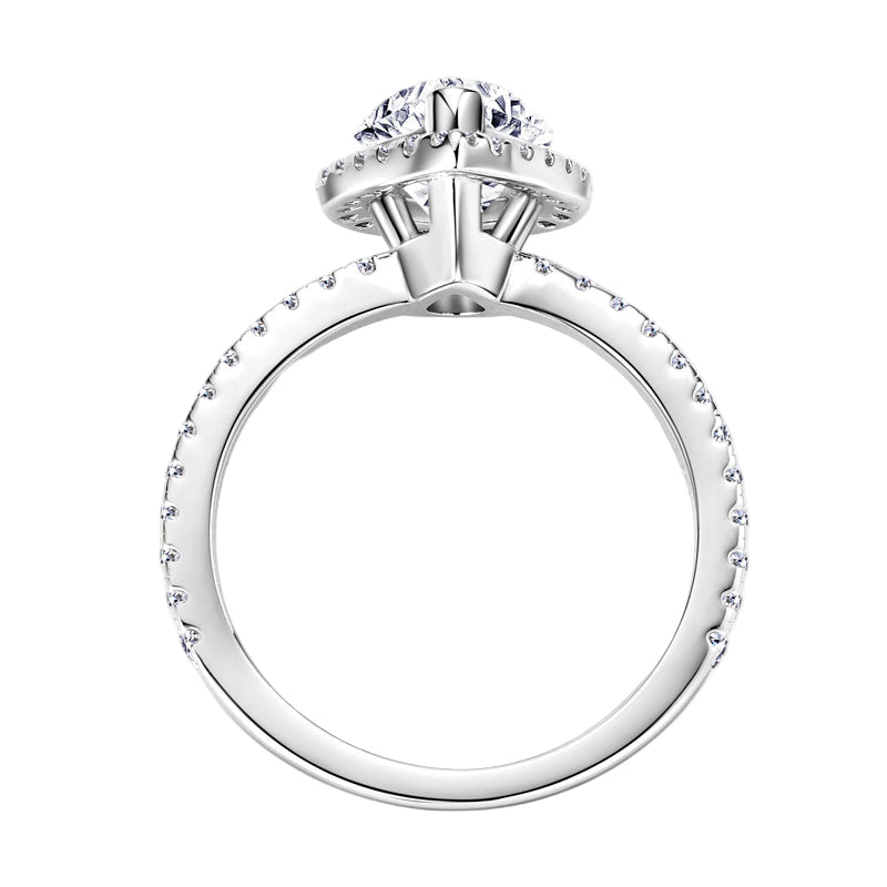 The Ada Ring moissanite engagement ring by Trésor Diamond