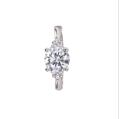 The Lyra Ring moissanite engagement ring by Trésor Diamond