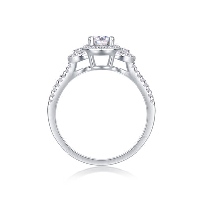 Celeste Embrace Ring moissanite engagement ring by Trésor Diamond