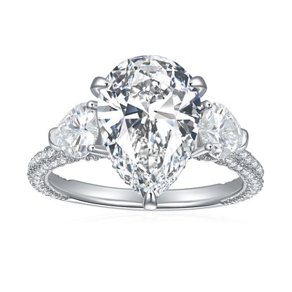 The Amélienne Ring moissanite engagement ring by Trésor Diamond