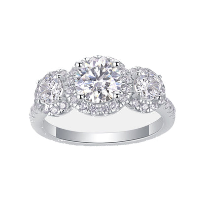 The Emma Ring moissanite engagement ring by Trésor Diamond
