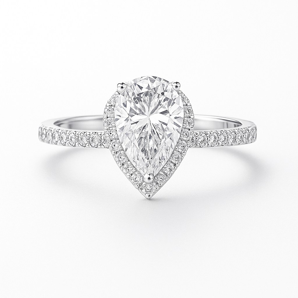 The Ada Ring moissanite engagement ring by Trésor Diamond