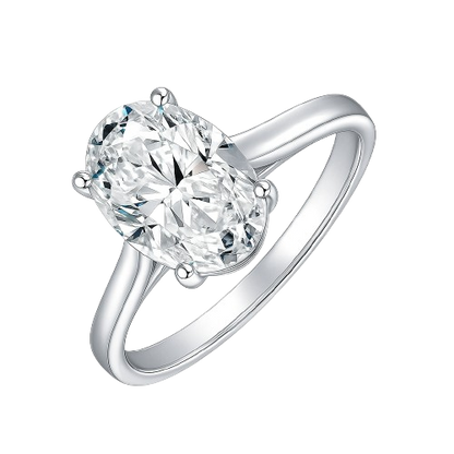 The Alouette Ring moissanite engagement ring by Trésor Diamond