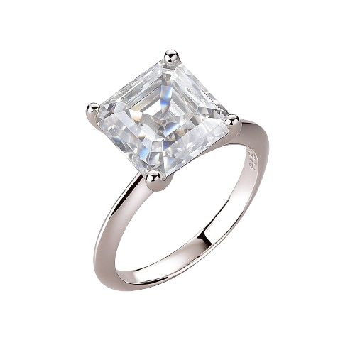 The Amaya Ring moissanite engagement ring by Trésor Diamond