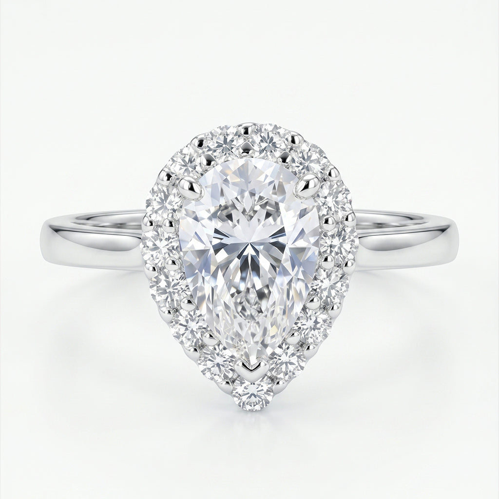 Elegant silver Belle Ring by Tresor Diamond featuring a sparkling gemstone setting on a sleek band.