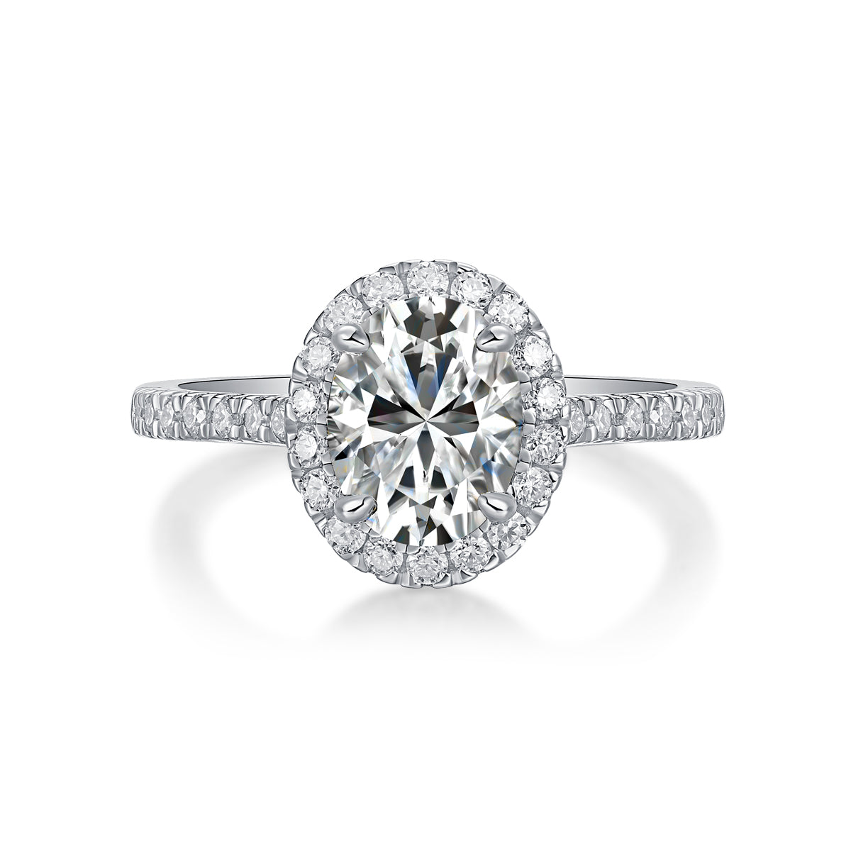 The Aria Ring moissanite engagement ring by Trésor Diamond