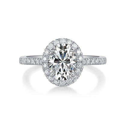 The Aria Ring moissanite engagement ring by Trésor Diamond