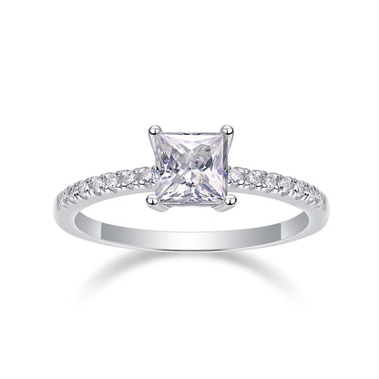 The Arlette Ring moissanite engagement ring by Trésor Diamond