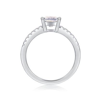 The Arlette Ring moissanite engagement ring by Trésor Diamond