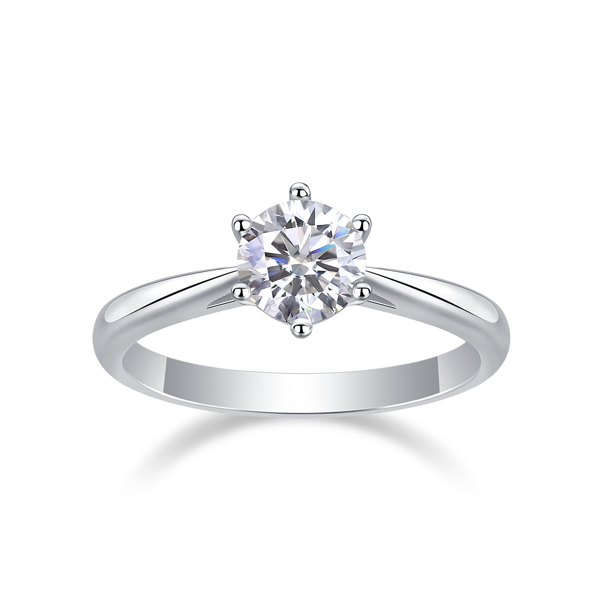The Celina Ring moissanite engagement ring by Trésor Diamond