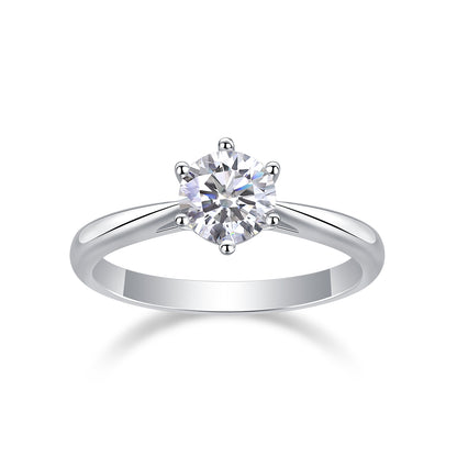 The Celina Ring moissanite engagement ring by Trésor Diamond