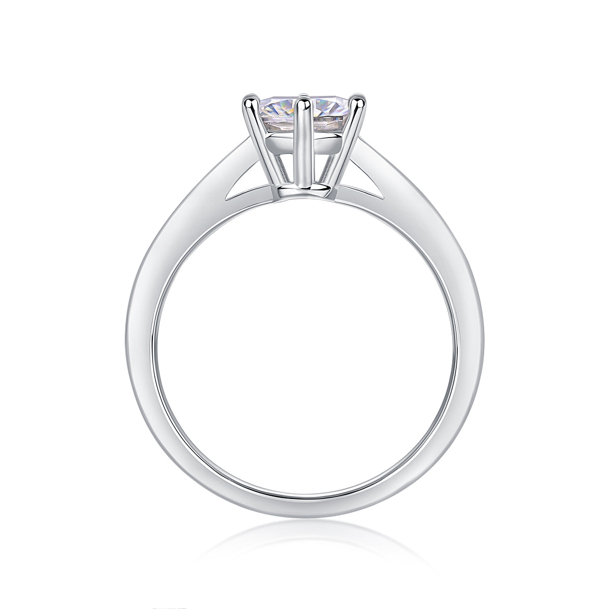 The Celina Ring moissanite engagement ring by Trésor Diamond