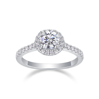 The Marcellia Ring moissanite engagement ring by Trésor Diamond