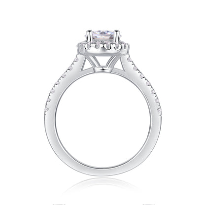 The Marcellia Ring moissanite engagement ring by Trésor Diamond