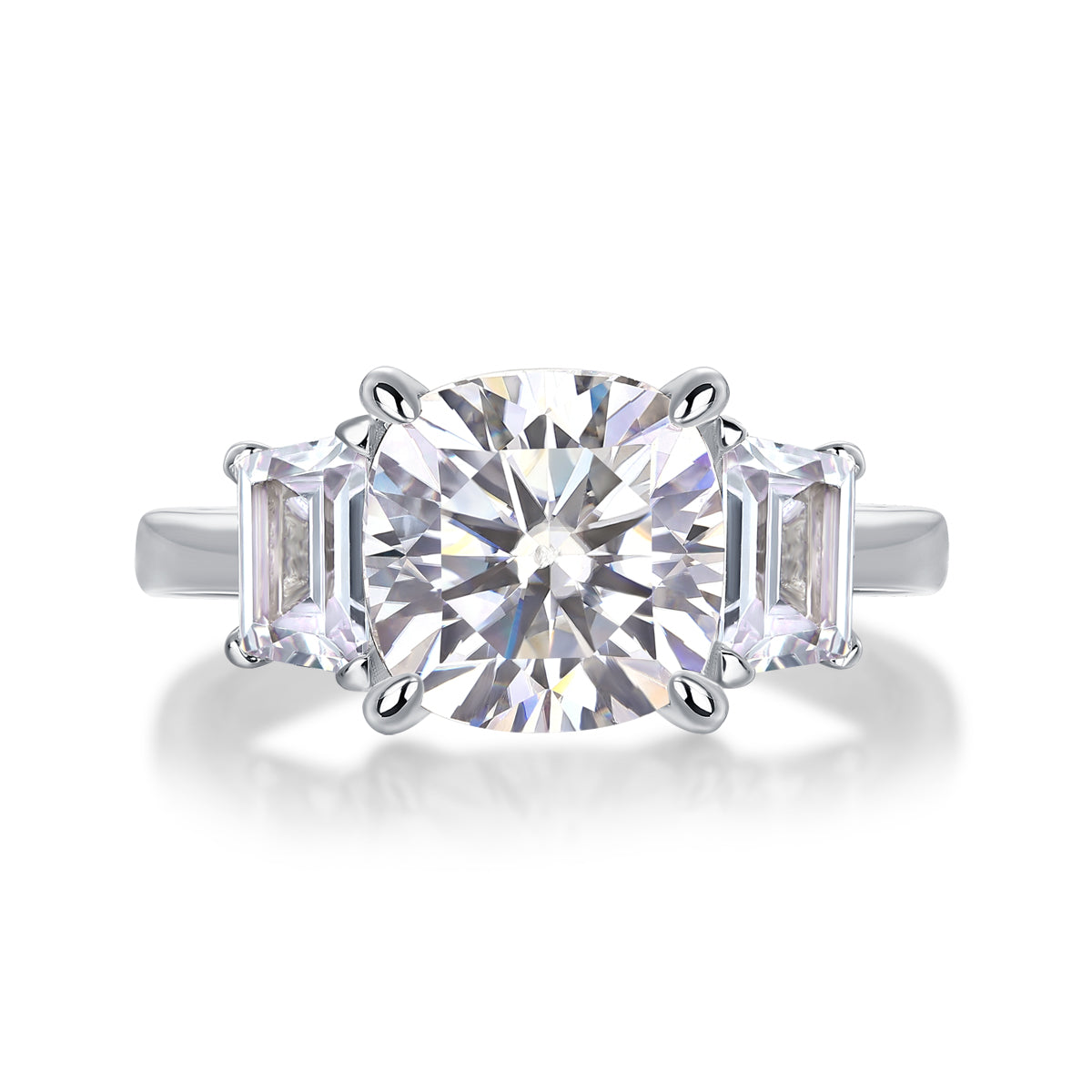 The Valencia Ring moissanite engagement ring by Trésor Diamond