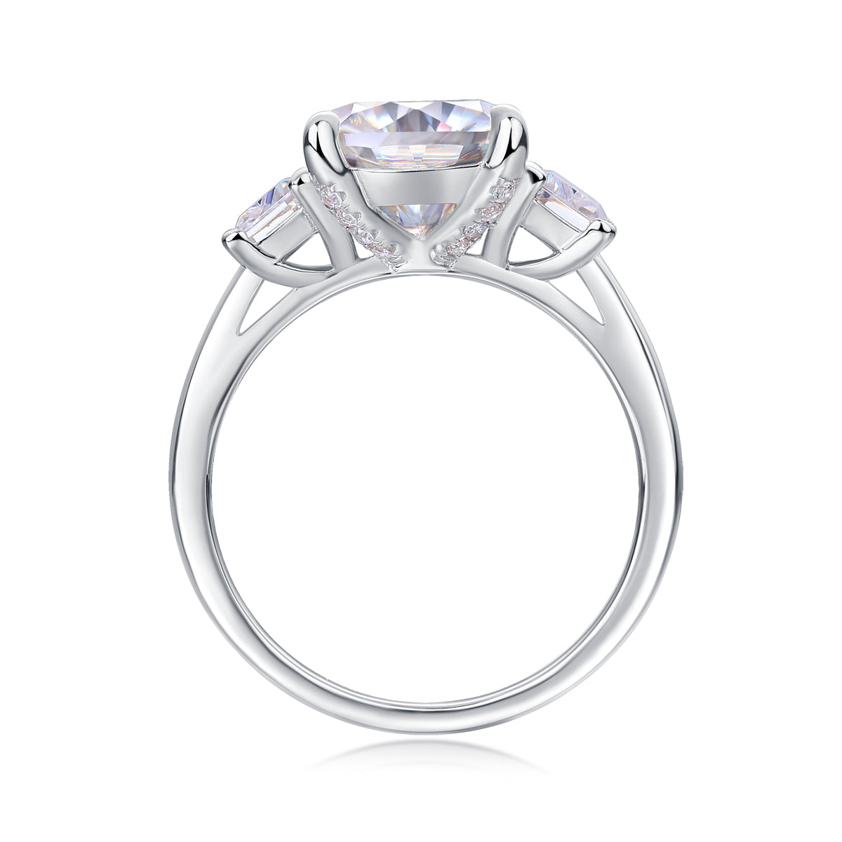 The Valencia Ring moissanite engagement ring by Trésor Diamond
