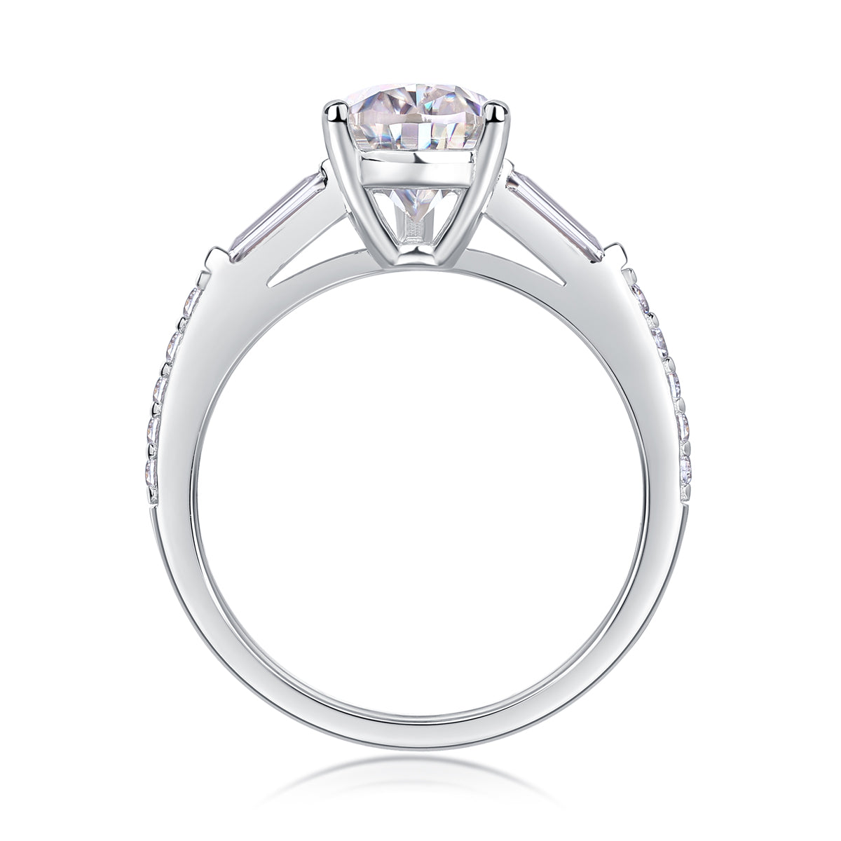 The Mireya Ring moissanite engagement ring by Trésor Diamond