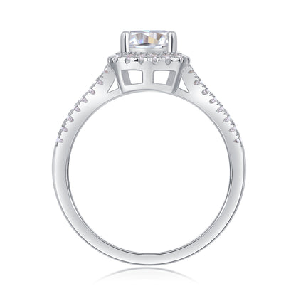 The Bellamy Ring moissanite engagement ring by Trésor Diamond