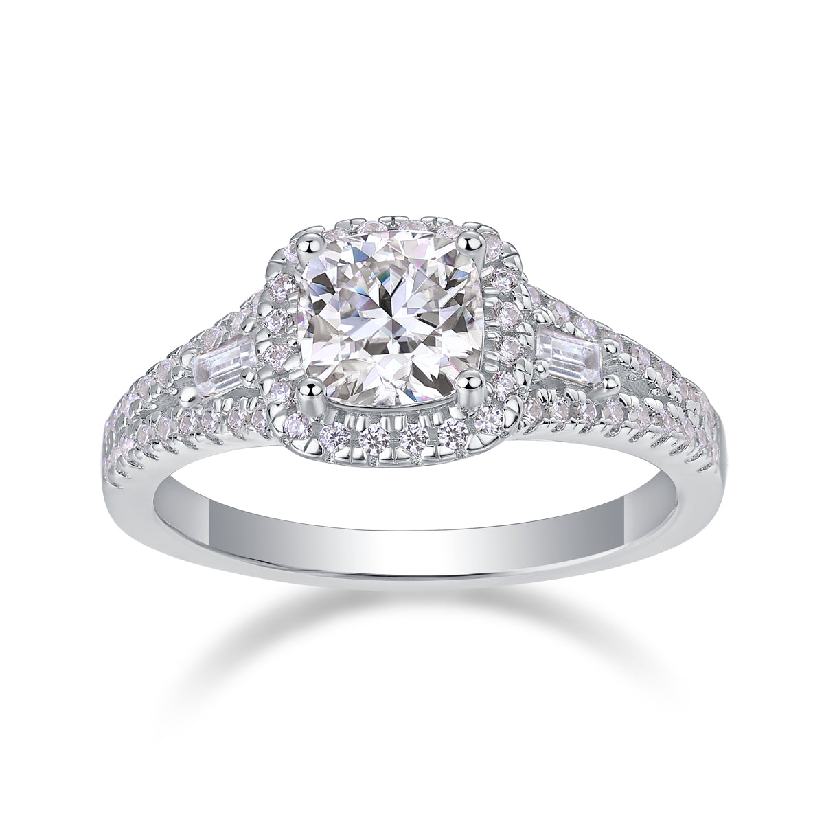 The Fiorenza Ring moissanite engagement ring by Trésor Diamond