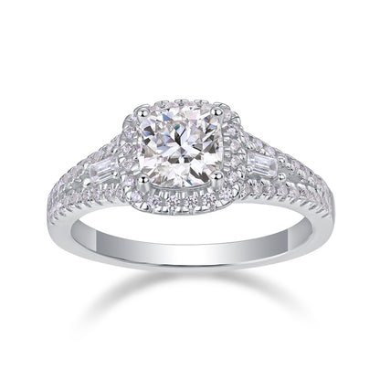 The Fiorenza Ring moissanite engagement ring by Trésor Diamond